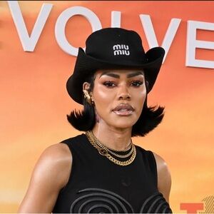 Miu Miu Black Wide Brim Hat